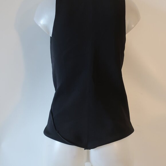 Womens Shag Boutique Black Crossover Tank Blouse M - Picture 5 of 6